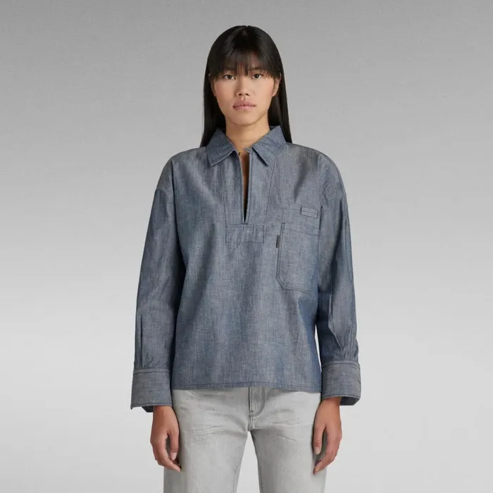 Shirts and Blouses Women GStar RAW Bowling Polo Raw Denim