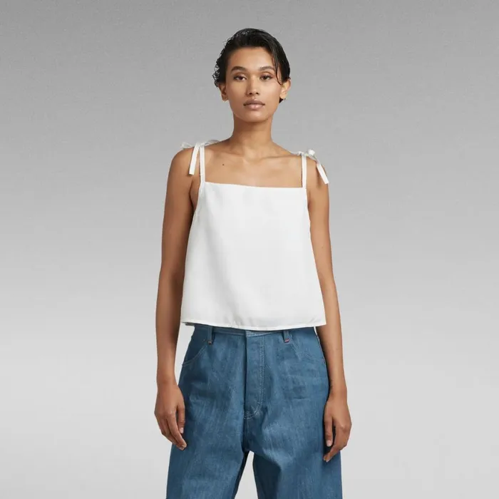 Shirts and Blouses Women GStar RAW Shirt Para Simple Tank White