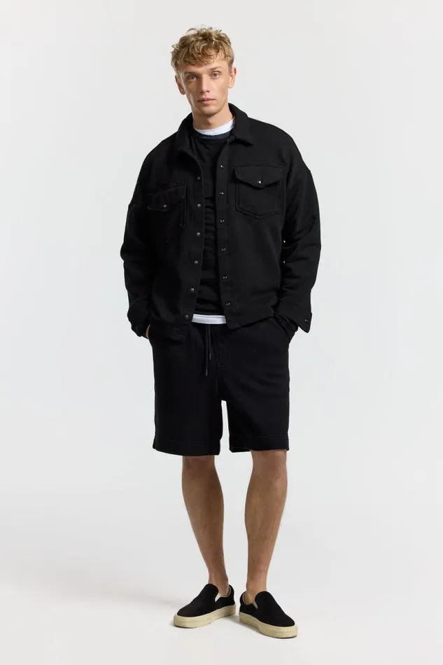 Shirts Men COTTON CITIZEN Boston Buttondown Jet Black Shirts Men COTTON CITIZEN Boston Buttondown Jet Black