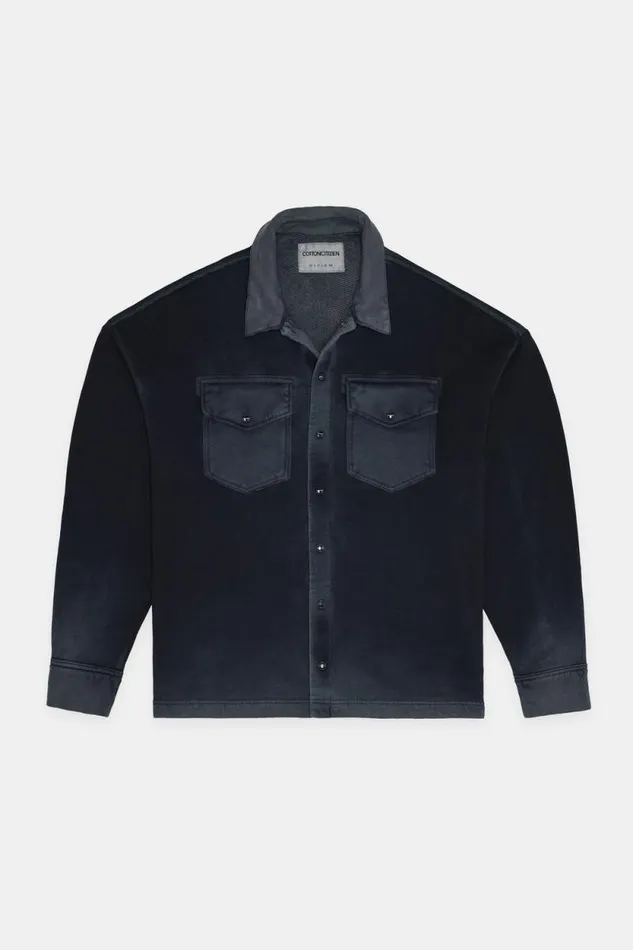 Shirts Men COTTON CITIZEN Boston Buttondown Vintage Black Shirts Men COTTON CITIZEN Boston Buttondown Vintage Black