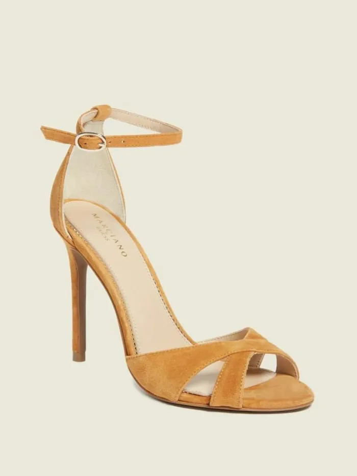 Shoes Women Marciano Abiele Leather Stiletto Sandal Mbrn1