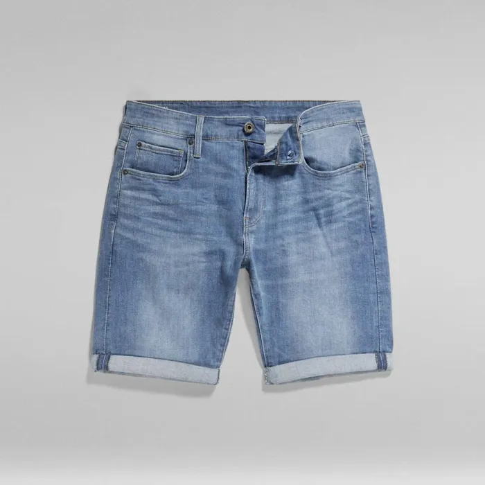 Shorts Men GStar RAW 3301 Slim Denim Shorts Light Aged
