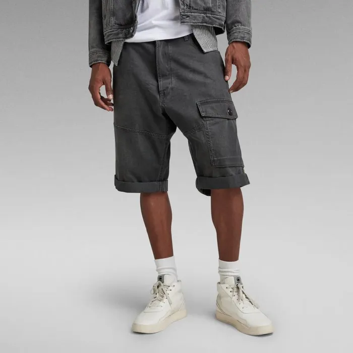 Shorts Men GStar RAW Bearing Cargo Shorts Worn In Blade
