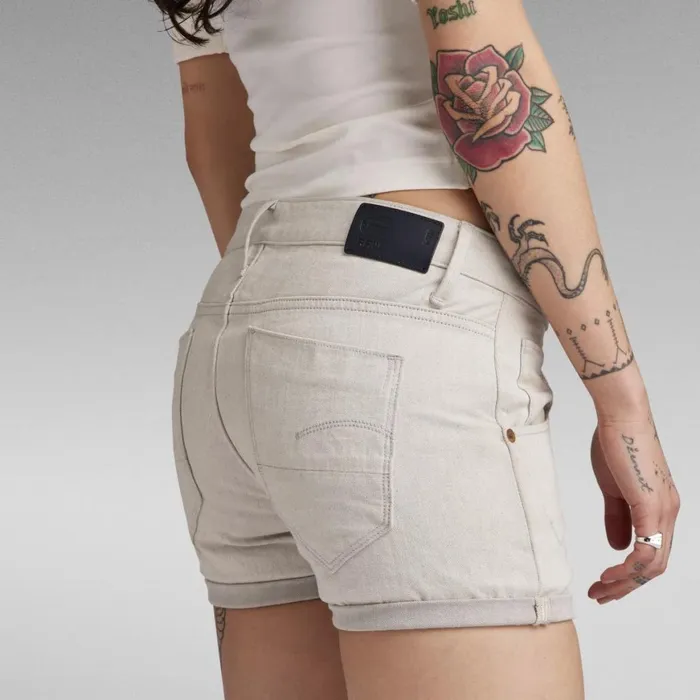 Shorts Women GStar RAW Y2K Denim Shorts Ecru