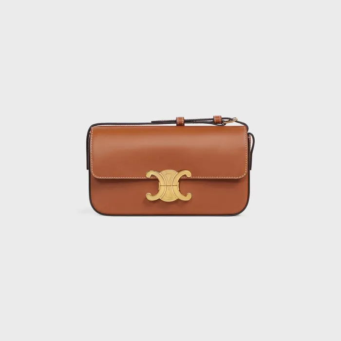 Shoulder Bag Claude In Natural Calfskin Tan Women CELINE CLAUDE