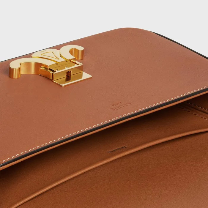Shoulder Bag Claude In Natural Calfskin Tan Women CELINE CLAUDE Shoulder Bag Claude In Natural Calfskin Tan Women CELINE CLAUDE