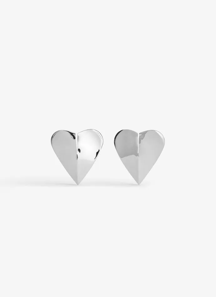 Silver LE CUR TORN EARRINGS Women Alaa Jewels