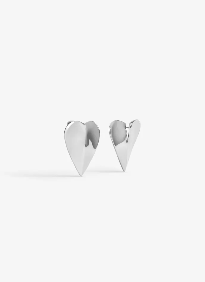 Silver LE CUR TORN EARRINGS Women Alaa Jewels
