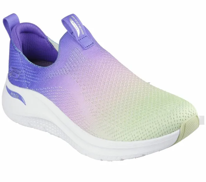 Skechers Arch Fit 20 8211 Gradient Glow Purple Multi Women Athletic Sneakers Skechers Arch Fit 20 8211 Gradient Glow Purple Multi Women Athletic Sneakers