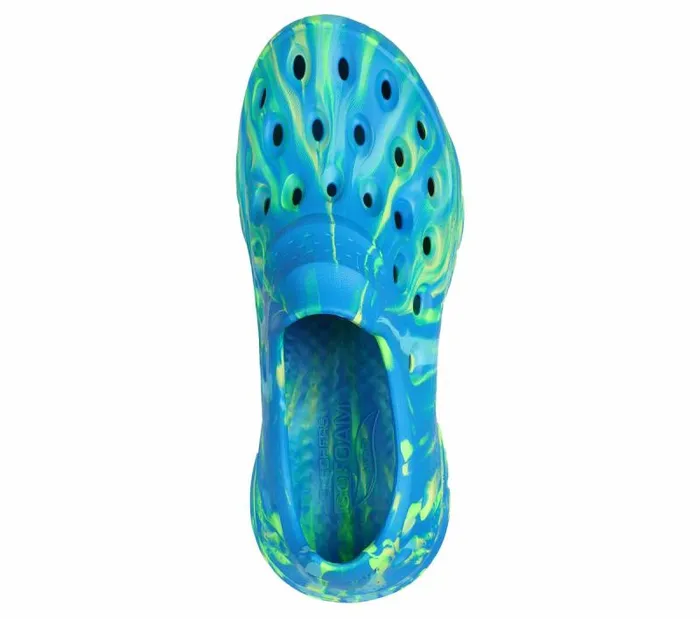 Skechers Arch Fit Go Foam 8211 Whirlwind Blue Green Men Athletic Sneakers