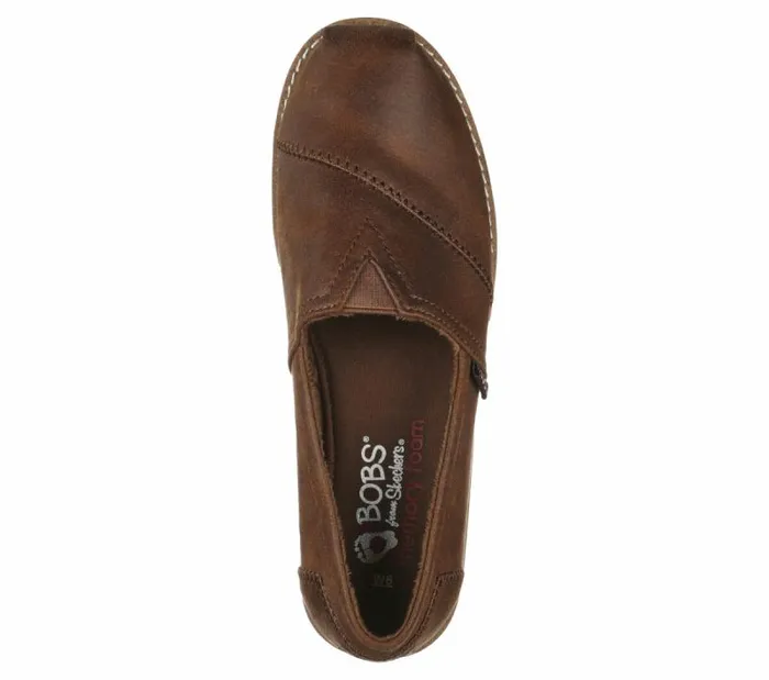 Skechers BOBS Chill Lugs 8211 Urban Spell Brown Women Casual Sneakers