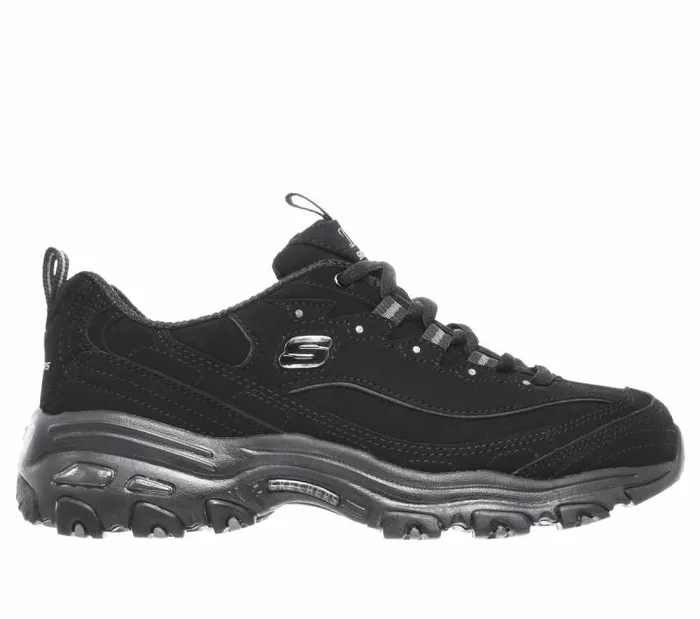 Skechers D039Lites 8211 Play On Black Women Athletic Sneakers