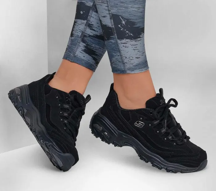 Skechers D039Lites 8211 Play On Black Women Athletic Sneakers Skechers D039Lites 8211 Play On Black Women Athletic Sneakers