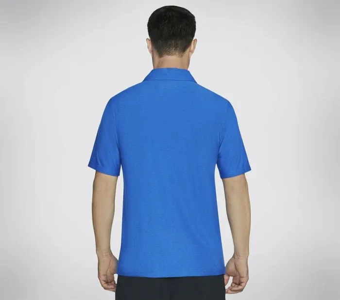 Skechers GO DRI All Day Polo Blue Green Men Tops Skechers GO DRI All Day Polo Blue Green Men Tops