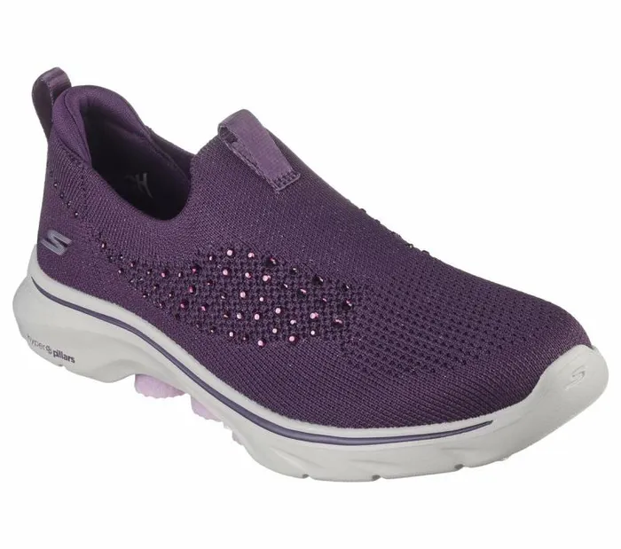 Skechers GO WALK 7 8211 Blink Plum Women Athletic Sneakers Skechers GO WALK 7 8211 Blink Plum Women Athletic Sneakers