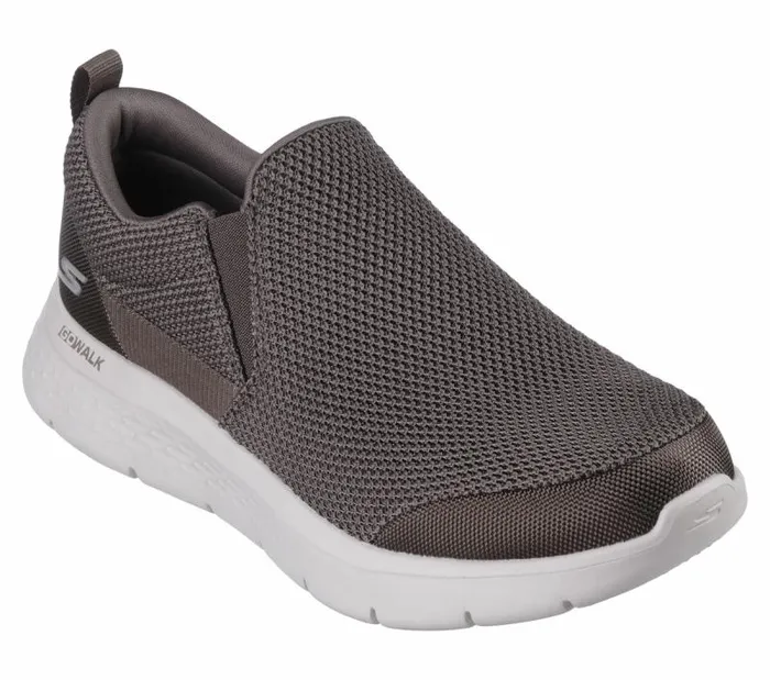 Skechers GO WALK Flex 8211 Impeccable II Khaki Men SlipOns Skechers GO WALK Flex 8211 Impeccable II Khaki Men SlipOns