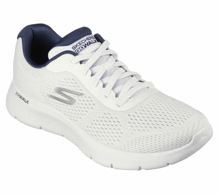 Skechers GO WALK Flex 8211 Remark White Navy Men Athletic Sneakers Skechers GO WALK Flex 8211 Remark White Navy Men Athletic Sneakers