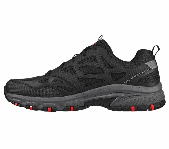 Skechers Hillcrest Black Charcoal Men Lace Up Skechers Hillcrest Black Charcoal Men Lace Up