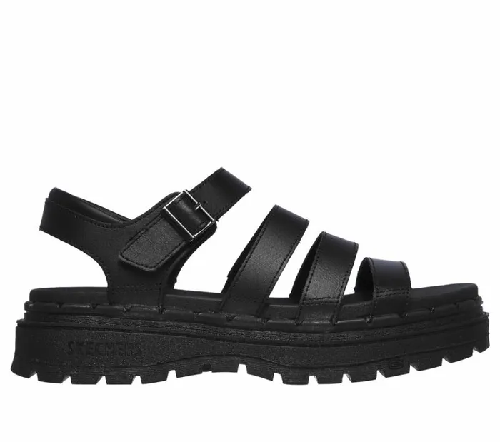 Skechers Jammers 8211 Poppin039 Black Women Sandals