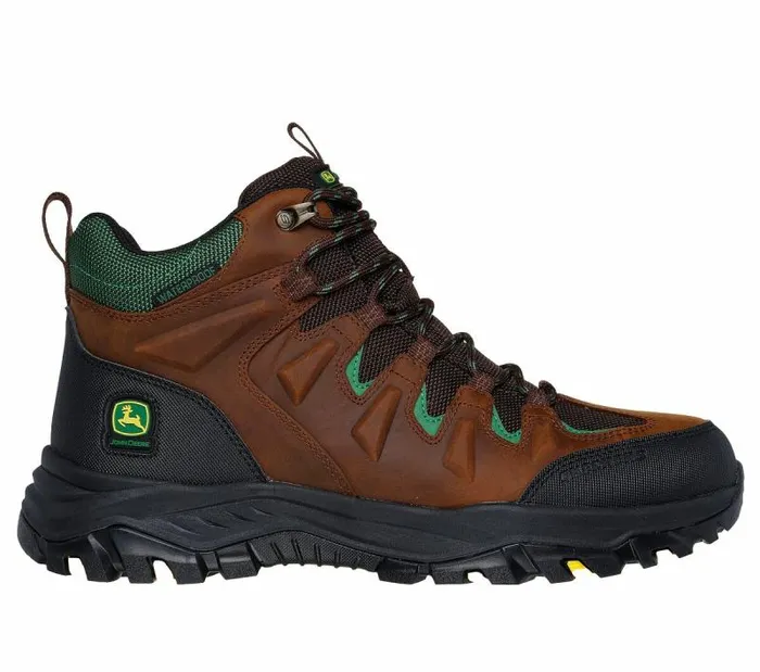 Skechers John Deere Relaxed Fit Rickter 8211 Tasker Brown Men Boots