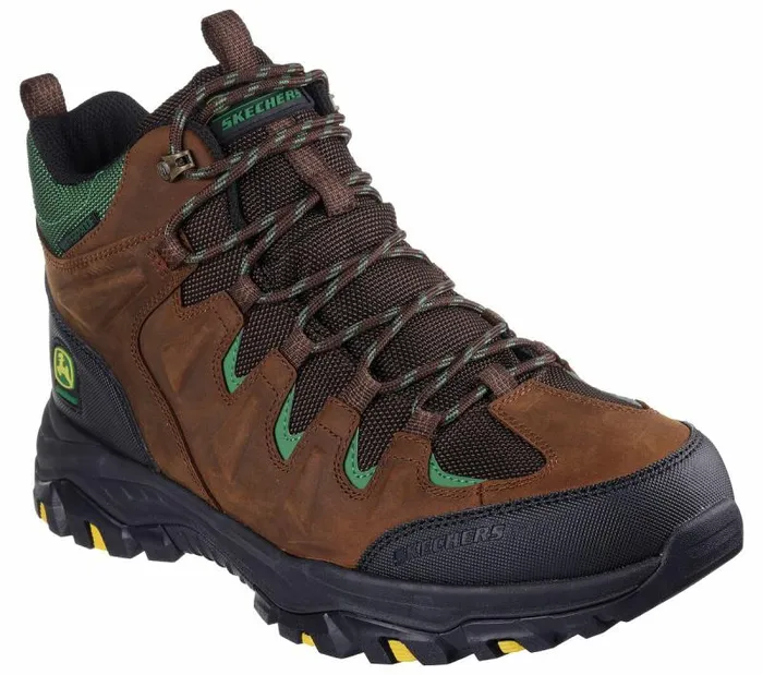 Skechers John Deere Relaxed Fit Rickter 8211 Tasker Brown Men Boots
