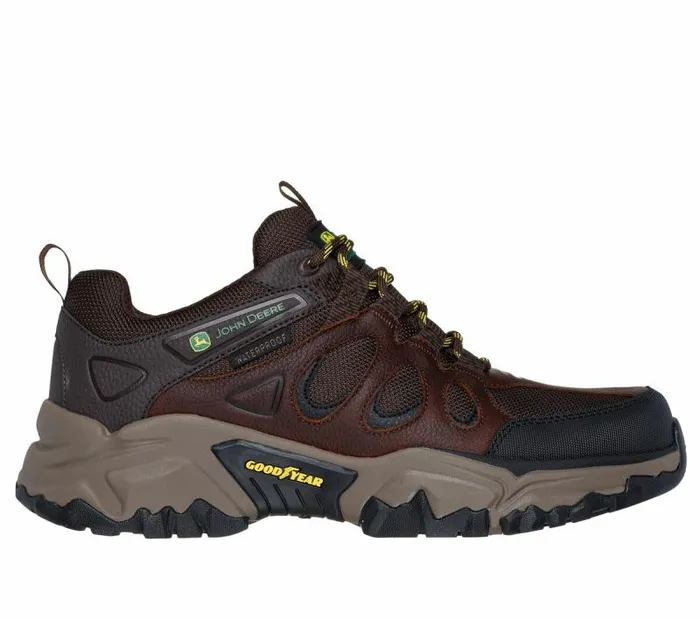 Skechers John Deere Relaxed Fit Terraform 8211 Dunlow Red Brown Men Boots