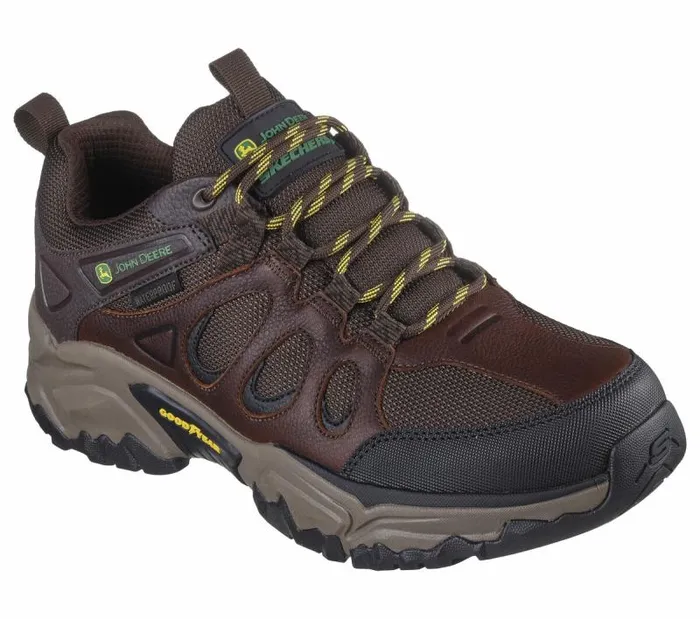 Skechers John Deere Relaxed Fit Terraform 8211 Dunlow Red Brown Men Boots