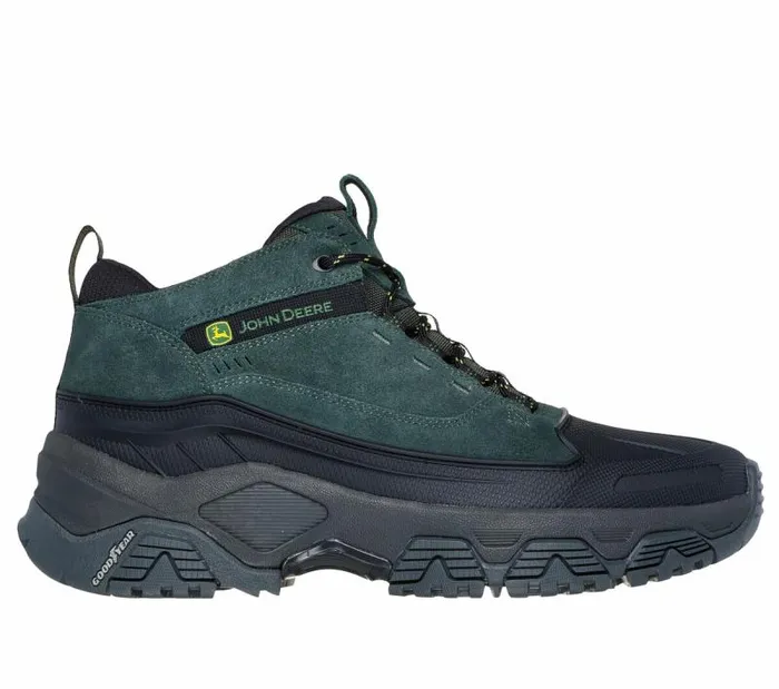 Skechers John Deere Terrabite Trekker 8211 Ridgecrest Dark Green Men Boots