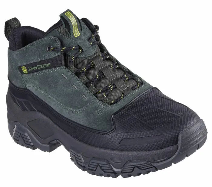 Skechers John Deere Terrabite Trekker 8211 Ridgecrest Dark Green Men Boots