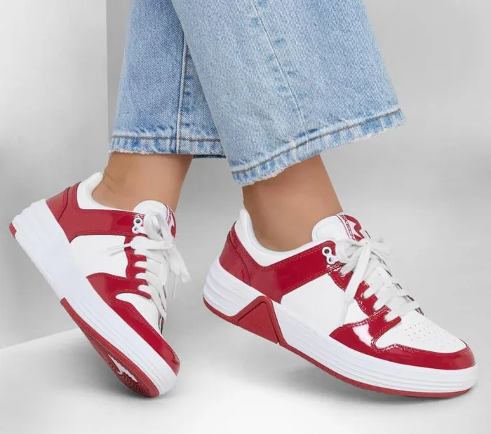 Skechers Mark Nason Alpha Cup 8211 Izee Red Women Casual Sneakers Skechers Mark Nason Alpha Cup 8211 Izee Red Women Casual Sneakers