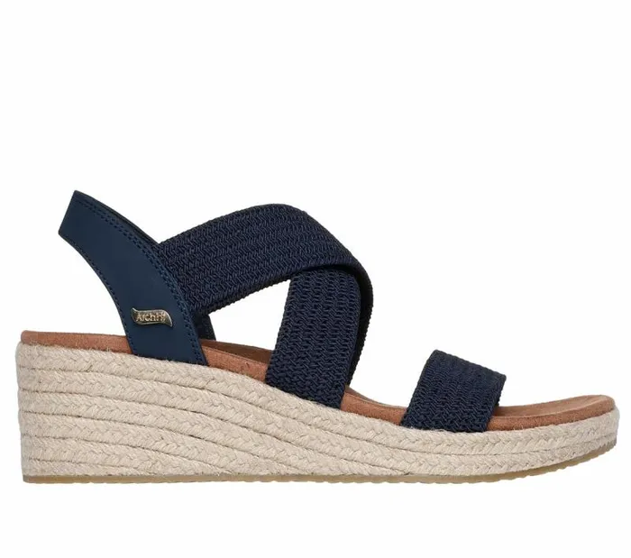 Skechers Martha Stewart Arch Fit Beverlee 8211 Brentwood Navy Women Sandals