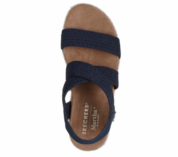 Skechers Martha Stewart Arch Fit Beverlee 8211 Brentwood Navy Women Sandals Skechers Martha Stewart Arch Fit Beverlee 8211 Brentwood Navy Women Sandals