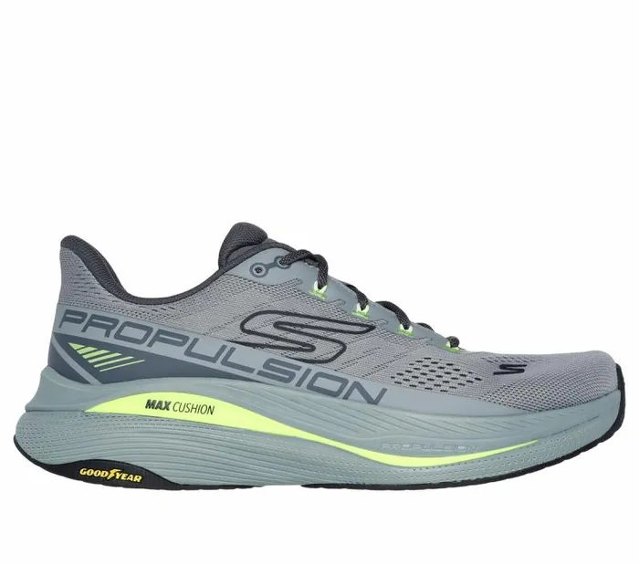 Skechers Max Cushioning Propulsion Gray Multi Men Athletic Sneakers