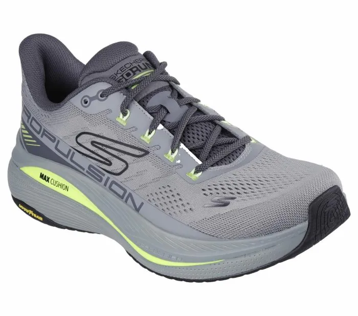 Skechers Max Cushioning Propulsion Gray Multi Men Athletic Sneakers Skechers Max Cushioning Propulsion Gray Multi Men Athletic Sneakers