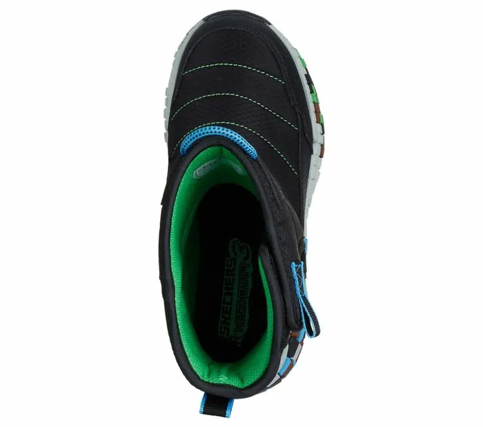 Skechers MegaCraft 30 Black Brown Kids Boots Skechers MegaCraft 30 Black Brown Kids Boots
