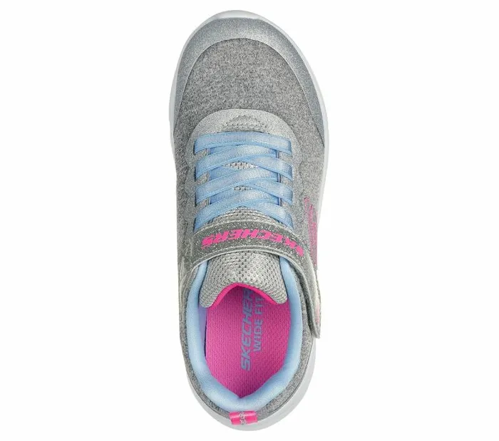 Skechers Power Jams 8211 Everyday Bestie Light Gray Kids Athletic Shoes and Sneakers Skechers Power Jams 8211 Everyday Bestie Light Gray Kids Athletic Shoes and Sneakers