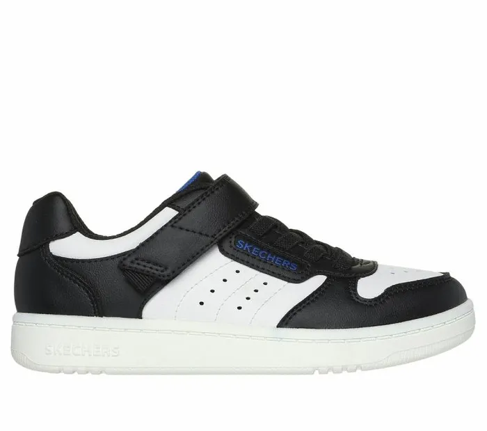 Skechers Quick Street Black White Kids Athletic Shoes and Sneakers