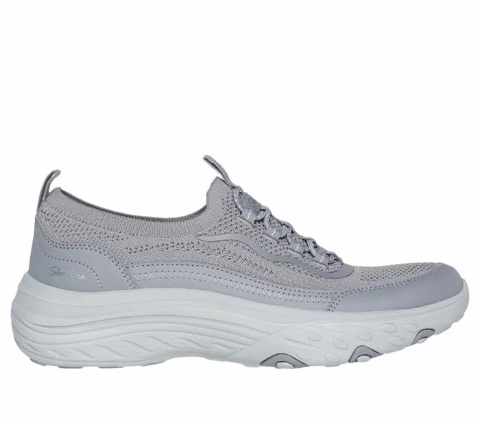 Skechers Relaxed Fit Breathe Easier 8211 Suits Her Gray Women SlipOns