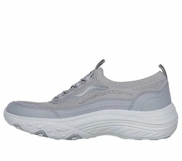 Skechers Relaxed Fit Breathe Easier 8211 Suits Her Gray Women SlipOns Skechers Relaxed Fit Breathe Easier 8211 Suits Her Gray Women SlipOns