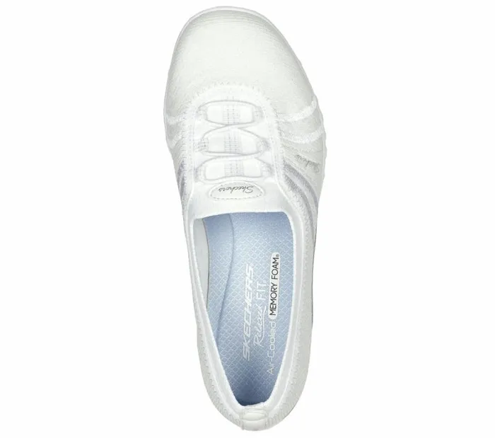 Skechers Relaxed Fit BreatheEasy 8211 Simple Pleasure White Women Casual Sneakers Skechers Relaxed Fit BreatheEasy 8211 Simple Pleasure White Women Casual Sneakers