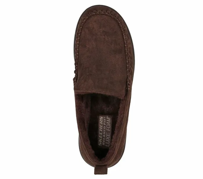 Skechers Relaxed Fit Murette 8211 Ghetti Chocolate Men SlipOns Skechers Relaxed Fit Murette 8211 Ghetti Chocolate Men SlipOns