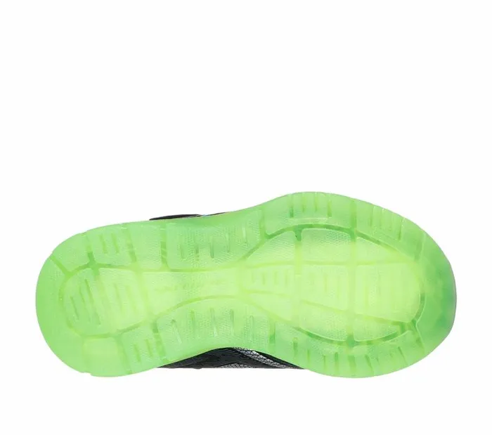 Skechers SLights IllumiBrights 8211 Grid Flash Black Blue Kids Athletic Shoes and Sneakers Skechers SLights IllumiBrights 8211 Grid Flash Black Blue Kids Athletic Shoes and Sneakers