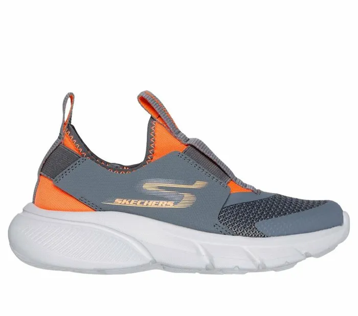 Skechers Skech Fast 8211 Reczo Charcoal Orange Kids Athletic Shoes and Sneakers Skechers Skech Fast 8211 Reczo Charcoal Orange Kids Athletic Shoes and Sneakers