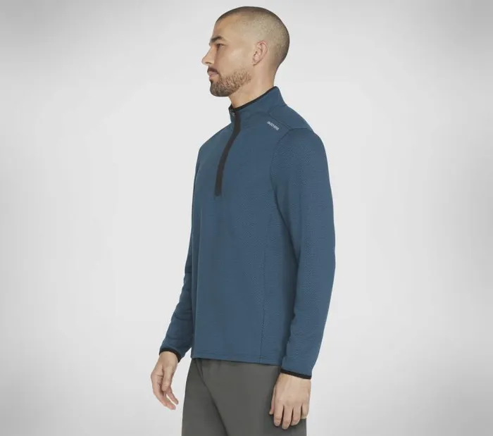 Skechers SkechKnits Burst 14 Zip Seafoam Men Tops Skechers SkechKnits Burst 14 Zip Seafoam Men Tops