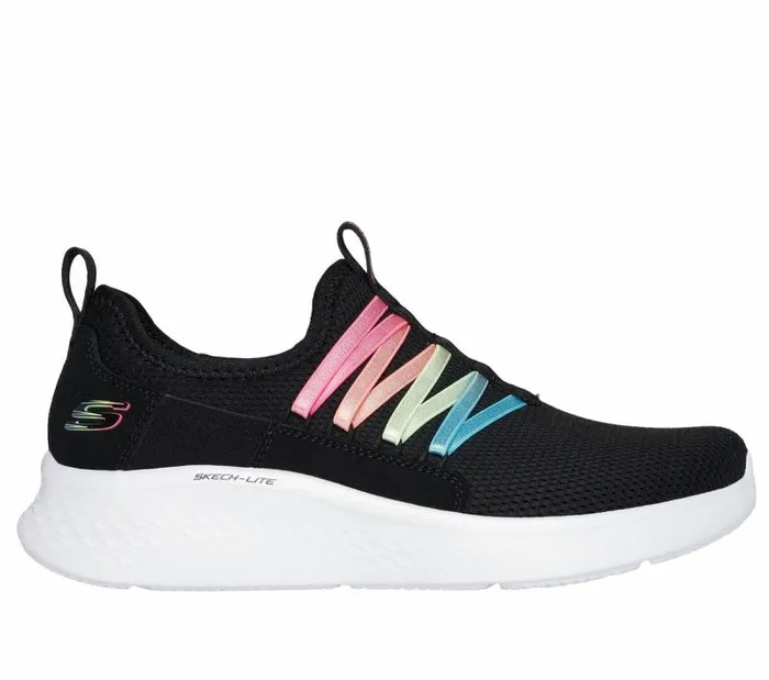 Skechers SkechLite Pro 8211 Fresh Black Multi Women Athletic Sneakers