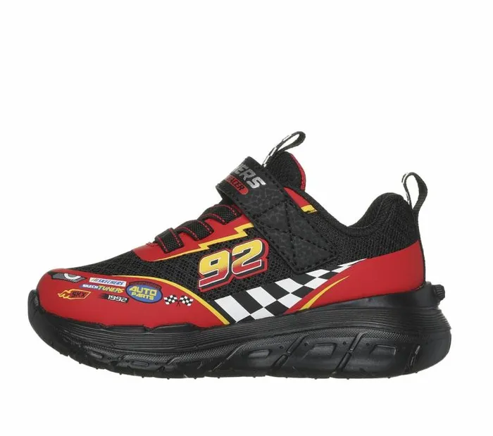 Skechers Skech Tracks Black Red Kids Athletic Shoes and Sneakers Skechers Skech Tracks Black Red Kids Athletic Shoes and Sneakers
