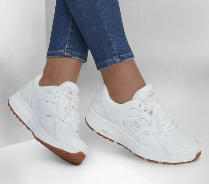 Skechers Skechers GO RUN Consistent 8211 Broad Spectrum White Women Athletic Sneakers Skechers Skechers GO RUN Consistent 8211 Broad Spectrum White Women Athletic Sneakers