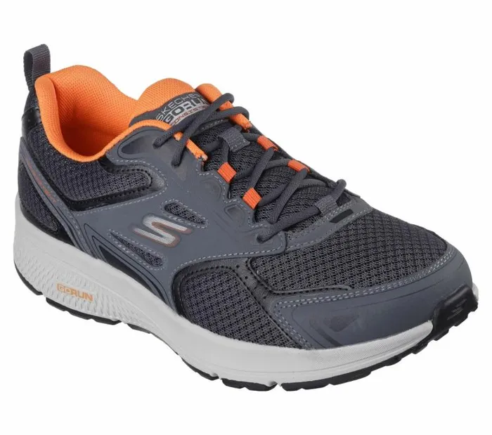 Skechers Skechers GOrun Consistent Gray Orange Men Athletic Sneakers Skechers Skechers GOrun Consistent Gray Orange Men Athletic Sneakers