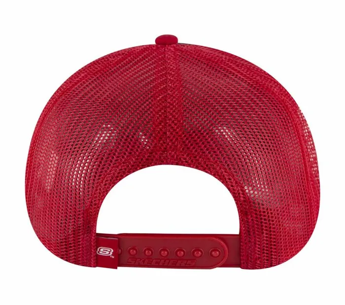 Skechers Skechers Monster Eyes Trucker Hat Red WomenMen Hats
