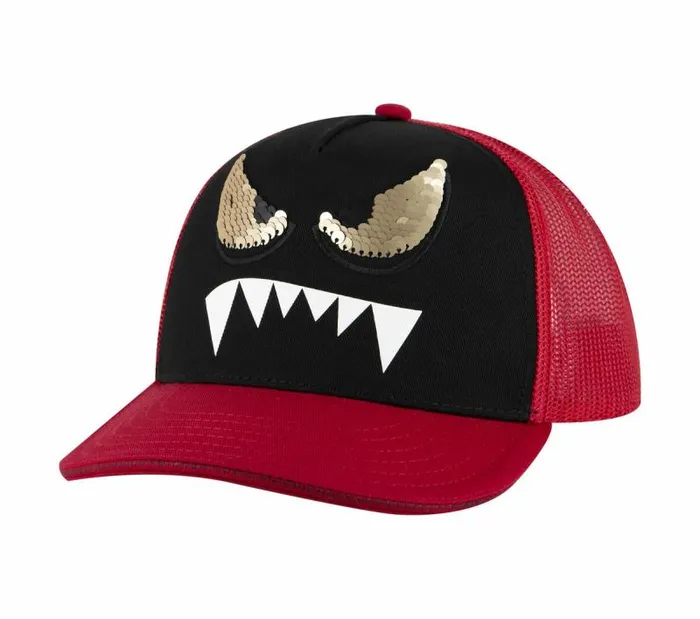 Skechers Skechers Monster Eyes Trucker Hat Red WomenMen Hats Skechers Skechers Monster Eyes Trucker Hat Red WomenMen Hats